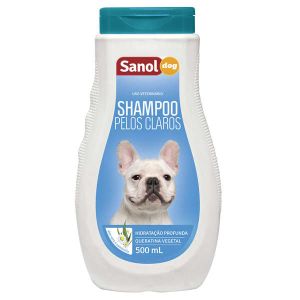 Shampoo Sanol Pelos Claros Cães 500ML