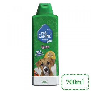 Shampoo e Comdicionador 2 em 1 Pró Canine Neutro Para Cães e Gatos