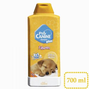 Shampoo E Condicionador Pró Canine Para Cães e Gatos Filhotes 700ml