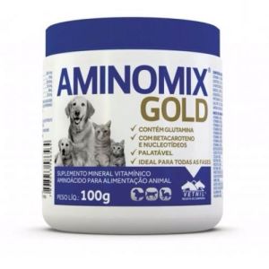 Suplemento Vitamínico Aminomix Gold em Pó - 100g