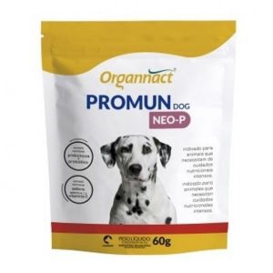 Suplemento Promun Dog NEO-P Com Probióticos, Prebióticos, Selênio e Vitamina-C 60G