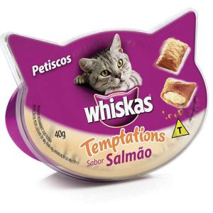 Whiskas Temptations Salmão para Gatos- 40g