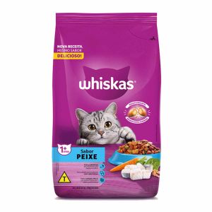 Ração Whiskas Peixe para Gatos Adultos- 1 Kg