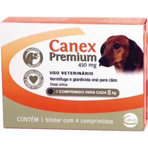 Vermífugo Canex Premium-450 mg