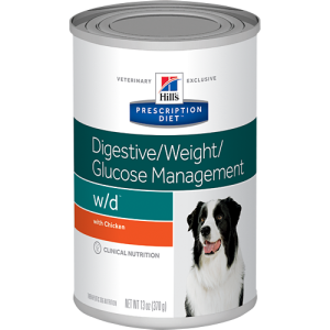 Hills Prescription Diet Canino W/D Lata Controle da Glicemia- 370g 